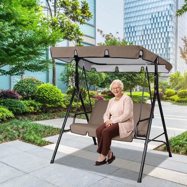 

garden chairs patio swing shade sails waterproof uv-resistant canopy seat cover universal dust