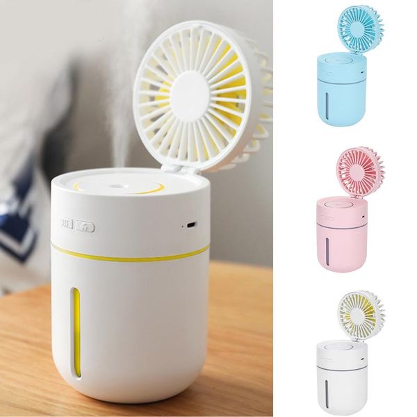 

gadgets home office humidifier with fan usb ultrasonic purifying fans led lamp fog generator diffuser
