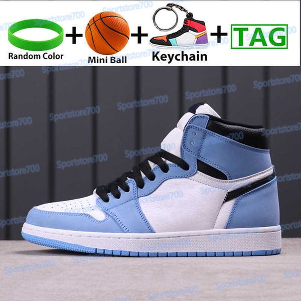 

high university blue men women shoes 1 1s basketball sneakers light smoke grey dark mocha shadow unc patent black white chicago toe
