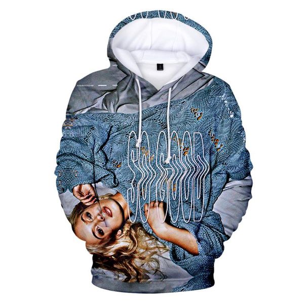 

men's hoodies & sweatshirts personality larsson hoodie 3d women sweatshirt streetwear swedish singer 2021 clothes 4xl, Black