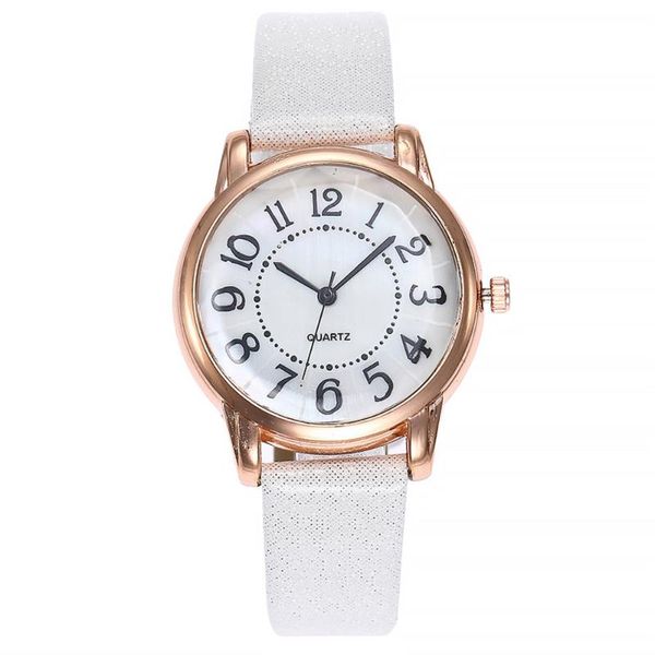 

wristwatches fashion brand women's watches quartz leather strap ladies dress luxury watch analog mens wrist relogio, Slivery;brown