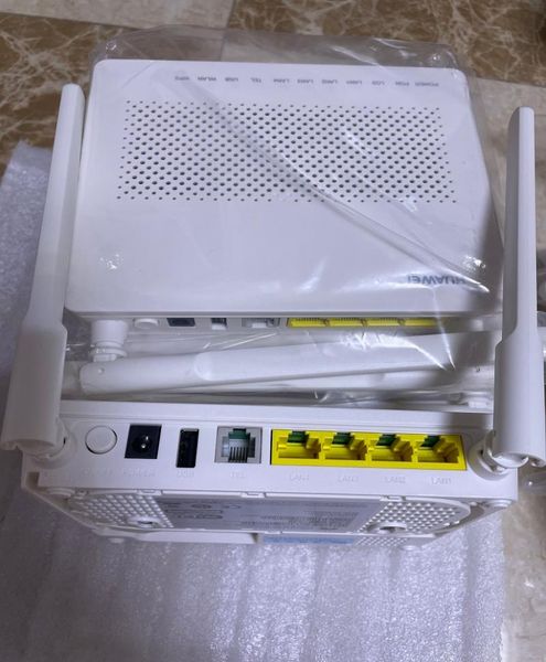 

fiber optic equipment 8pcs gpon onu ont olt eg8141a5 ftth with 1ge+3fe+wifi+usb+voice tel english software