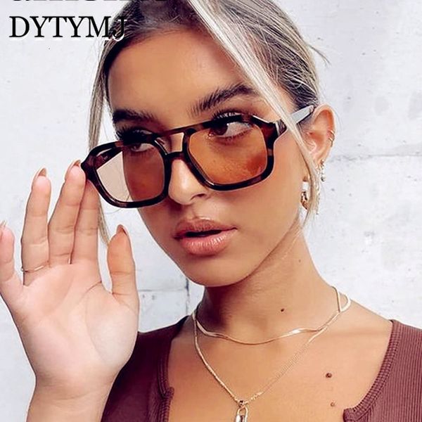 

designer sunglasses dytymj 2021 square vintage for women luxury brand glasses /men gradient retro eyewear lentes de sol mujer, White;black
