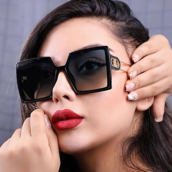 

sunglasses vintage trend oversized designer for women leopard print sun glasses black fashion gradient shades, White;black