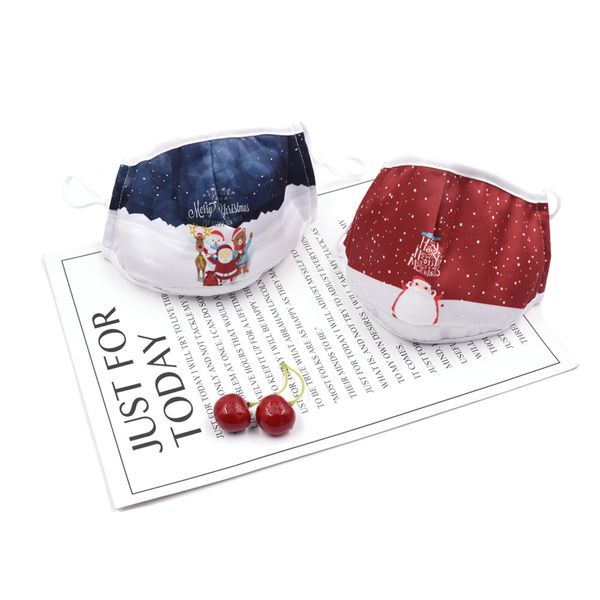 

mask disposable printed flat protective christmas dust
