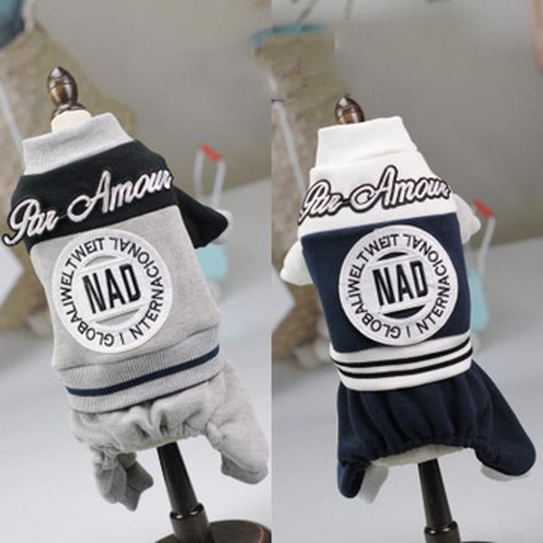 

pets warm coat autumn and winter dog clothes four-legged goods plus velvet pet thickening for small teddy bomei apparel