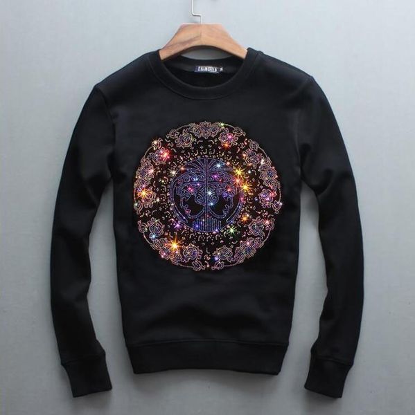 

men's hoodies & sweatshirts wholesale design of men for winter long strass casual male hoodies cool, high quality, Black