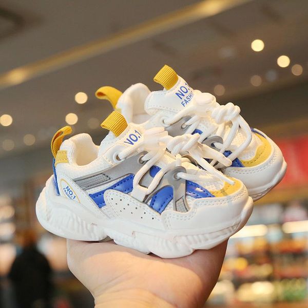 

first walkers kids baby boys sports shoes girl fashion sneakers 1-6 years soft sole breathable running size21-30 toddler