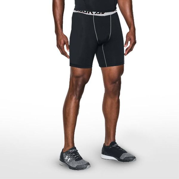 

sports smallclothes ultra-stretch quick-dry pro basketball tight pants running elastic fitness trousers men shorts, Black;blue
