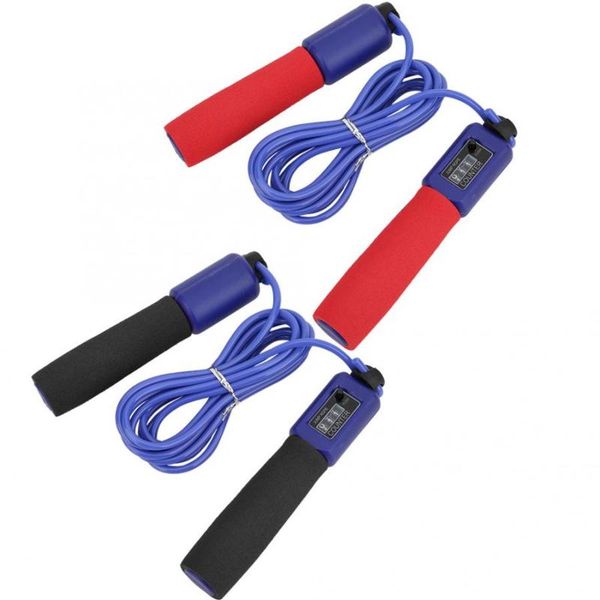 

jump ropes 2.5m electronic counting student jumping rope sponge handle 360 degree rotatable bearing skipping workout fitness equipment