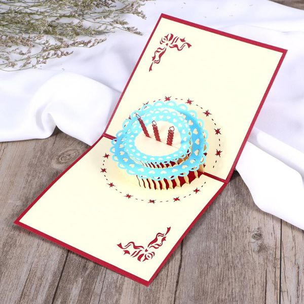 

greeting cards x 15cm 3d with envelope for birthday gift (h117)