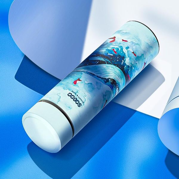 

water bottles bulk vacuum flasks creative cute universal stainless steel tumbler aluminio agua bottle bd50