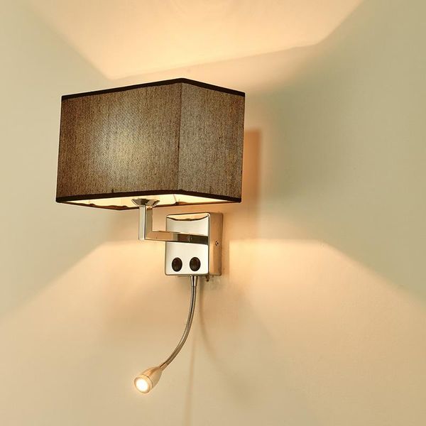 

wall lamp modern loft living room decoration wood mirror light aisle dining corridor