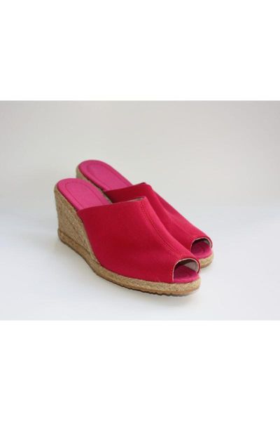 

slippers linen, Black