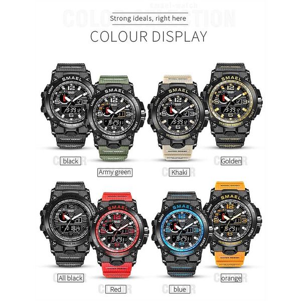 

wristwatches 2021 watch fashion casual military quartz sports wristwatch full steel waterproof men's clock relogio masculin, Slivery;brown