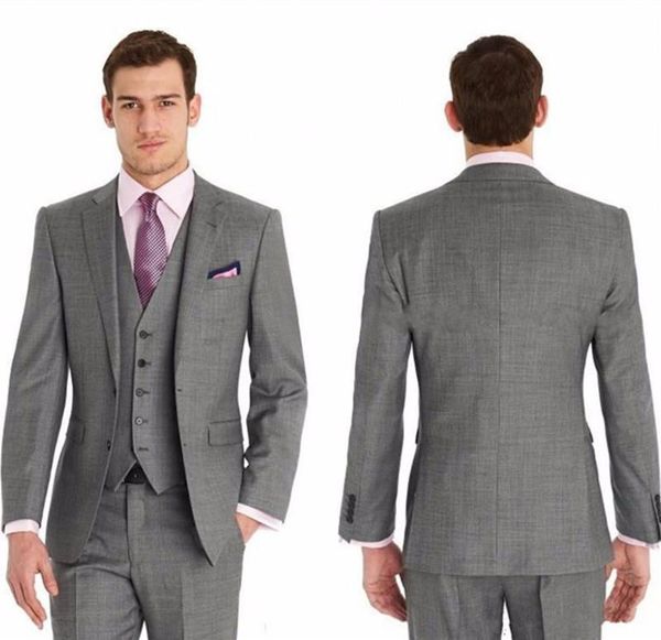 

men's suits & blazers 2021 grey slim fit groom tuxedos side slit man suit wedding men bridegroom (jacket+pants+tie+vest) tailcoat, White;black