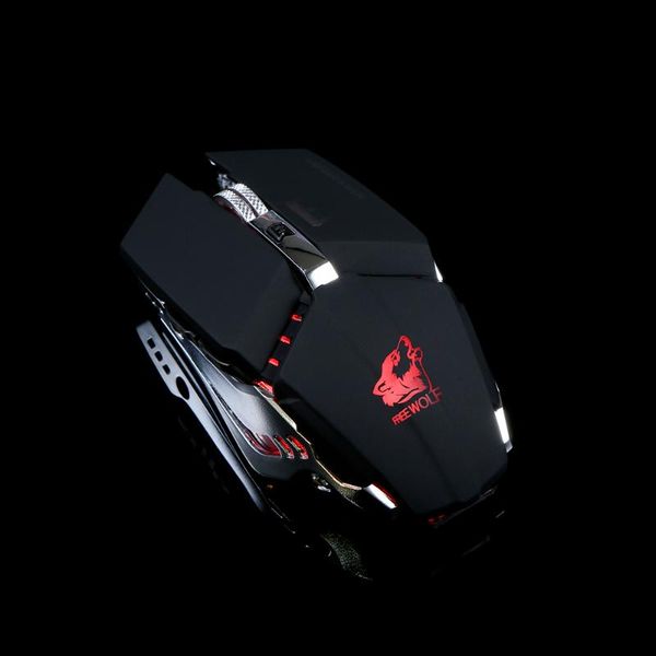 

wireless gaming mouse with 1600dpi 2.4g transmission silent click mechanical rechargeable battery mice