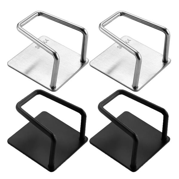

kitchen storage & organization 4pcs multipurpose stainless steel sink rack sponge holder for home