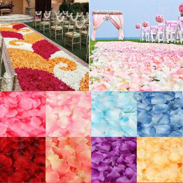 

other accessories 100pcs 5 * 5cm rose petals wedding decoration romantic simulation 20 color, White