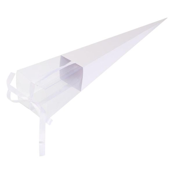 

5pcs single rose flower gift box cone wrapping paper packaging bag wrap