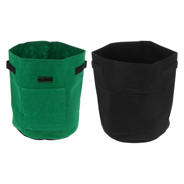 

planters & pots 2pcs non-woven fabric potato thick planter bags (assorted color)