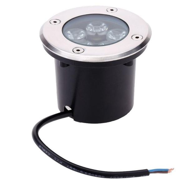 

lawn lamps 5w led outdoor ground spot floor underground buried yard lamp landscape light ip67 waterproof ac 85-265v color: green