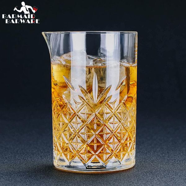 

wine glasses 700ml glass studded cocktail mixing bar tool