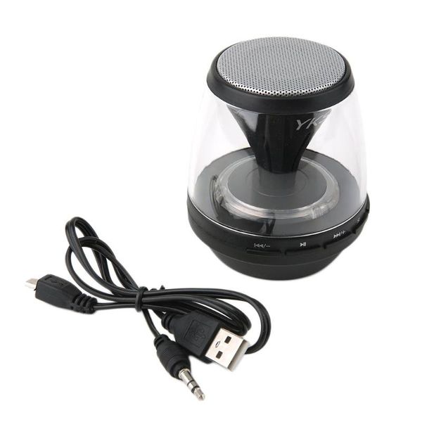 

illuminated speaker black led hifi portable wireless stereo for cellphones & lap speakers