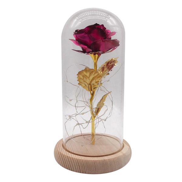 

1pc glass cover led light creative deskornament table decor for living room gift wrap