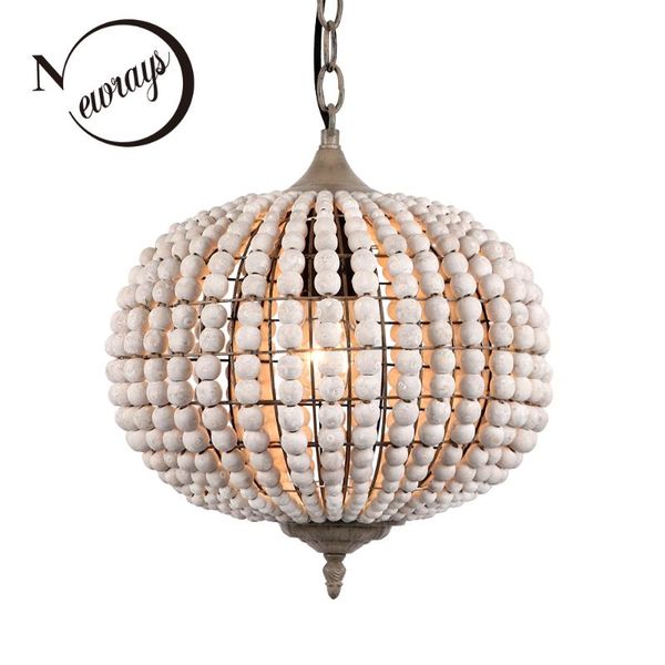 

pendant lamps loft vintage country ball nature wooden bead lights e27 220v led hanging lamp for living room kitchen restaurant bedroom