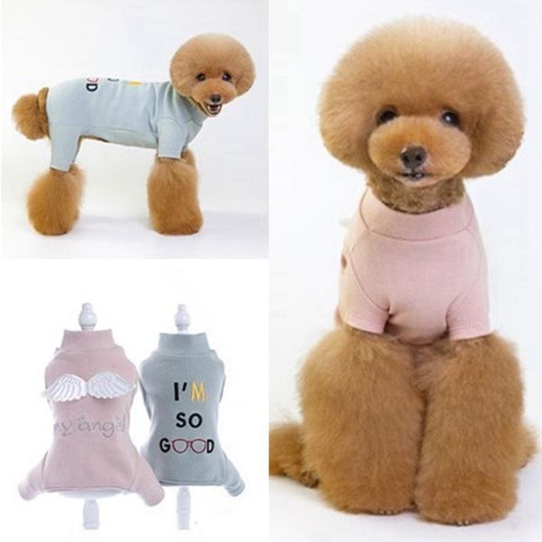 

dog apparel sweet pet jumpsuit pajama for small middle dogs shih tzu chihuahua terrier pajamas overalls puppy cat four legs clothes