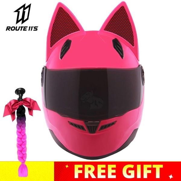 

motorcycle helmets nitrinos women men helmet racing riding motocross full face casco moto personality off-road motorbike