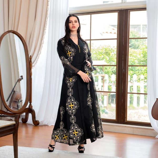 

ethnic clothing moroccan kaftan abaya dubai muslim dress abayas for women turkish evening dresses pakistani islamic vestidos musulmanes, Red