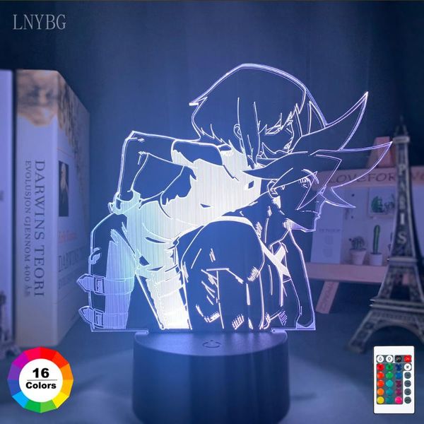 

night lights acrylic 3d led nightlight promare galo thymos figures light for kids children birthday gift aina ardebit bedroom decor room lam