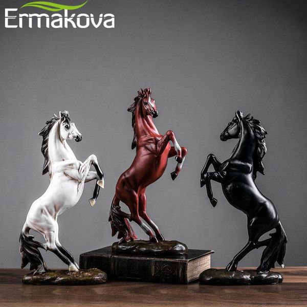 

decorative objects & figurines ermakova european war horse sculpture statue resin home decoration accessories animal modern craft gift