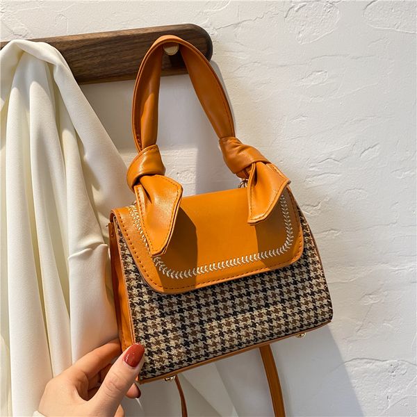 

shangxin handbags, color bags, 2021 new trendy style messenger korean square fashion checkered hit small women's should kisuw