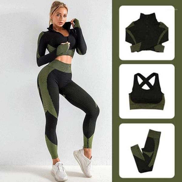 

yoga outfit 2021 seamless set workout clothes for women sport leggings and outfits gym clothing suit sportswear athletic