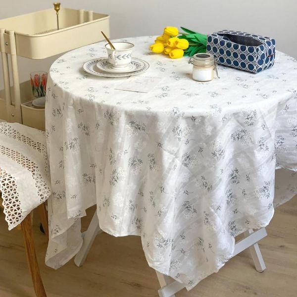 

table cloth 90*90cm idyllic fresh lace floral tablecloth printed placemat coffee cover mat shooting background