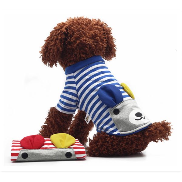 

dog apparel pet clothes clearance products ear bag stripe cat summer