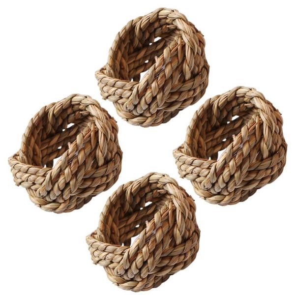 

napkin rings 4pcs woven buckle festival party cafe table decoration ring