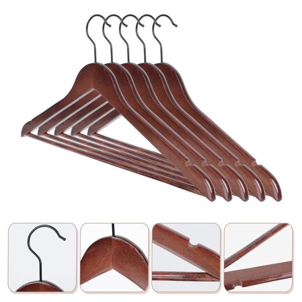 

hangers & racks 5pcs costume store clothing hanging stands solid-wood