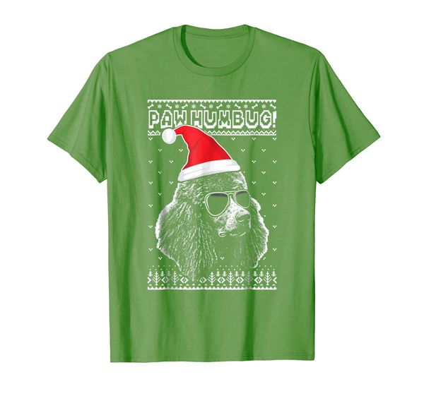 

Paw Humbug Funny Poodle Anti Xmas T-Shirt, Mainly pictures