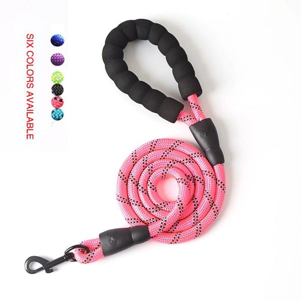 

lightweight small and medium-sized dog leash eva pet pink collars & leashes