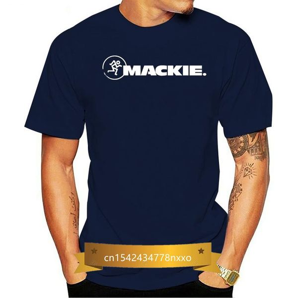 

men's t-shirts mackie cymbal drums percussion logo black t-shirt mens s to 3xl, White;black