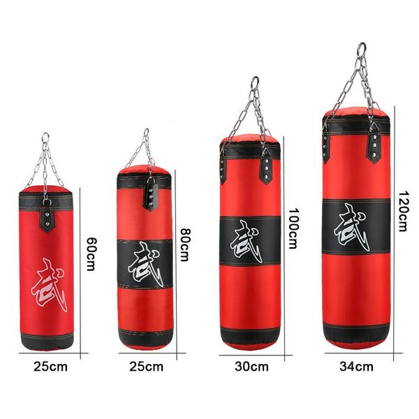 

sand bag empty boxing sandbag home fitness hook hanging kick punching training fight karate punch muay thai