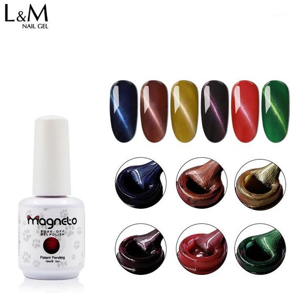 

real beauty nail gel 6pcs a lot uv & led art magnetic products 3d brand (4colors+11base) 1, Red;pink