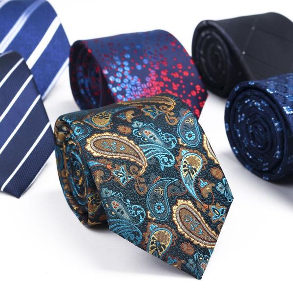 

paisley floral printed neckties for mens polyester gravata corbatas neck ties wedding party casual cravat bow tie, Blue;purple