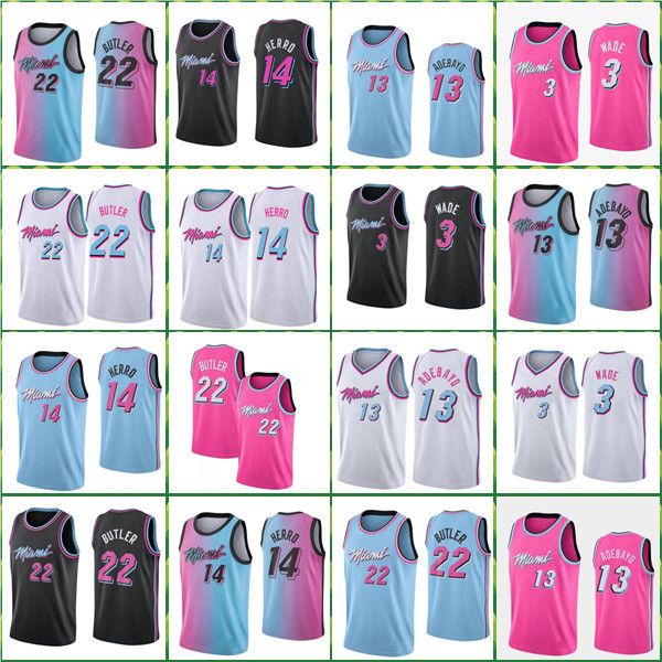 

2021 jerseys goran bam dragic adebayo dwyane 3 wade jimmy tyler 22 butler herro jersey duncan nunn robinson, Black;yellow