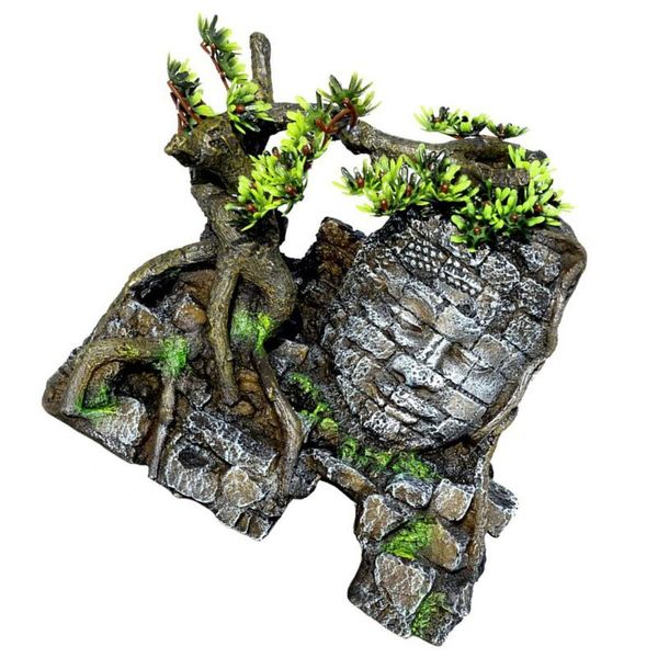

decorations aquarium castle ornament fish tank landscaping hiding cave