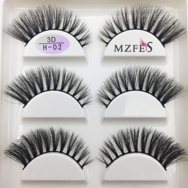 

lgor fake mink eyelashes 3d natural false lashes soft eyelash extension makeup kit cilios1